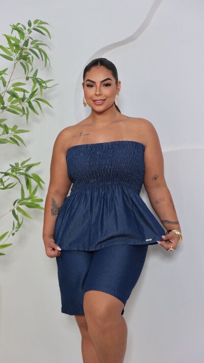 Foto Blusa tencel elastex