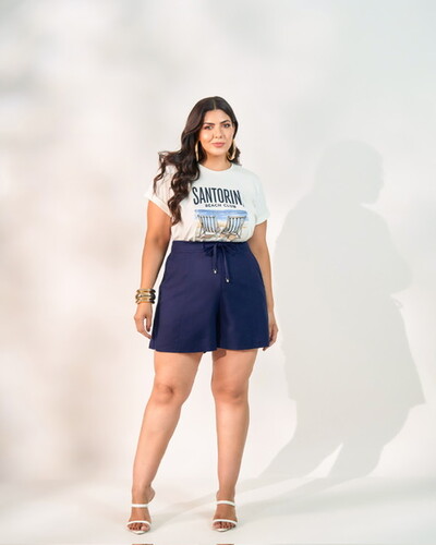 Fotoshorts alfaiataria soft quebela