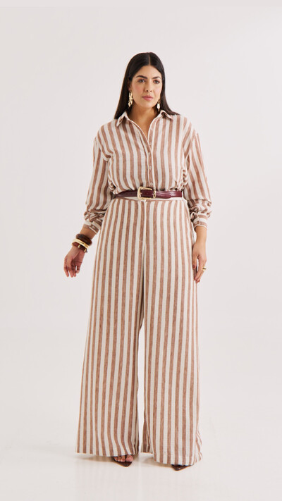 Foto Conjunto stripes euro golden quebela