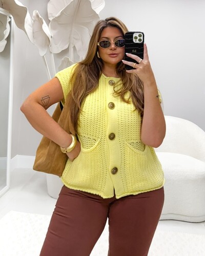 Fotocolete tricot zara com botoes planet