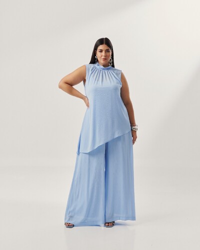 Foto conjunto capa assimetrico quebela