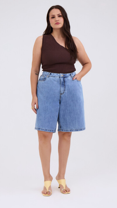 Foto jorts jeans azul izzat