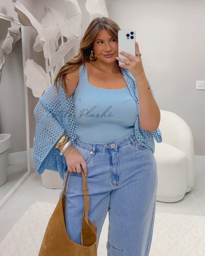 FotoCalca jeans blue barrel izzat