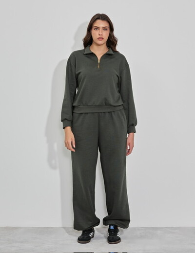 Foto blusa polo moletom kayla