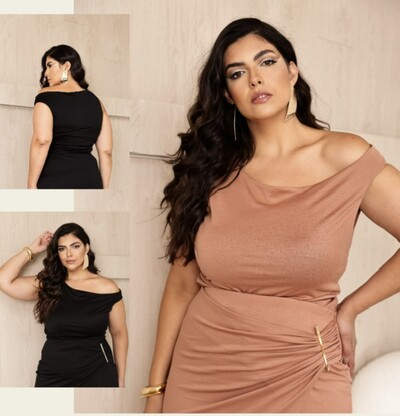 Foto Blusa sabrina crepe moss com elastano upper