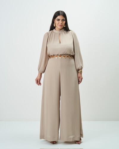 Foto macacao gola alta quebela