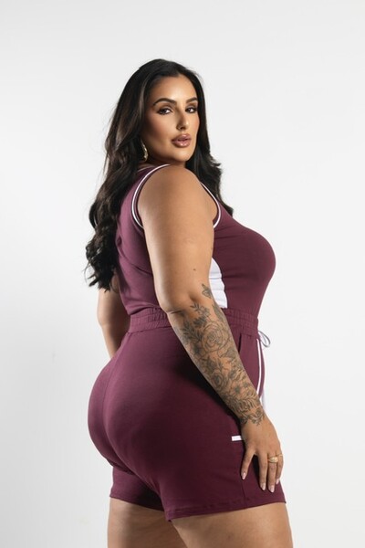 Fotopre venda conjunto malha moletinho bicolor gratidao milan