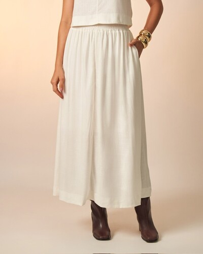 Fotosaia viscose e linho clea midi kayla