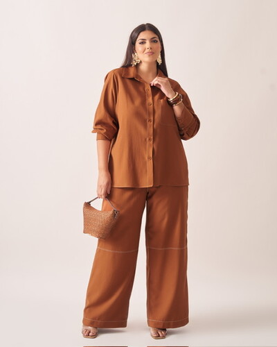 Fotocamisa moema alfaiataria viscose e costura prespontada kayla