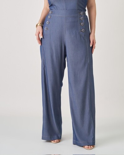 Fotocalca stella pantalona jeans denim spandex leve upper