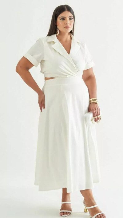 Foto Vestido midi bless alfa quebela