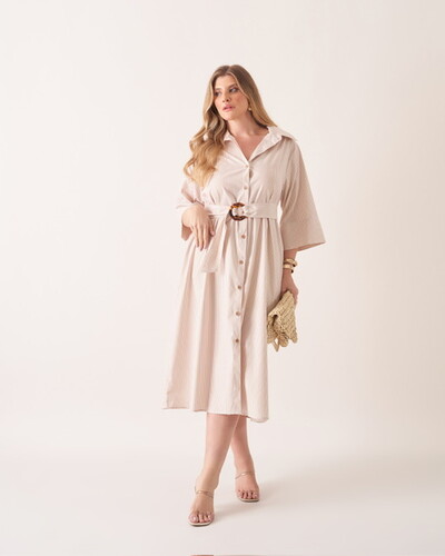 Foto Vestido chemise stripes norah kayla