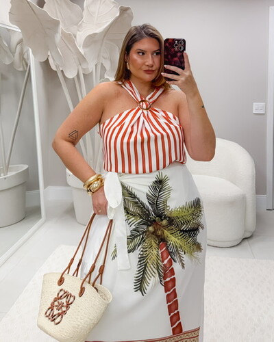 FotoPre venda saia envelope coqueiro red duas