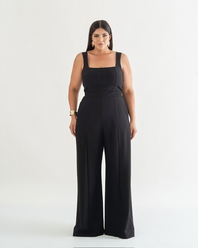 Foto macacao alfaiataria armani com laces quebela