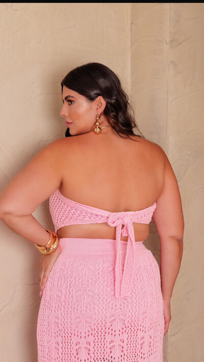 Fotosaia em tricot acrilico+ lenco forrado planet