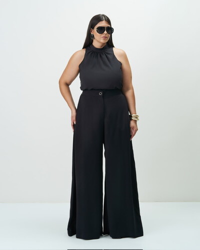 Fotoblusa gola alta quebela