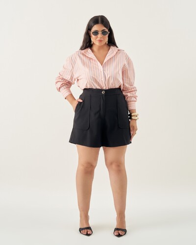 Foto camisa listrada collors quebela