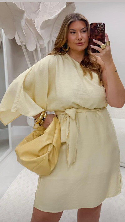 Fotovestido viscolinho manga sino erica lore