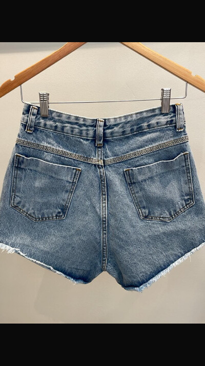 Fotoshorts jeans brasil planet 100% algodao