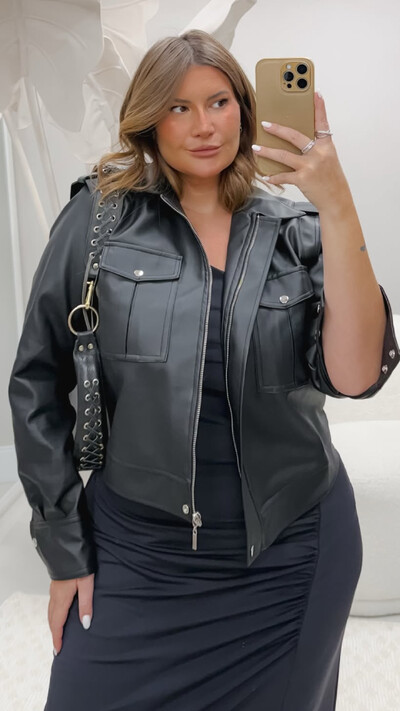 Foto pre venda jaqueta courino pu bellah