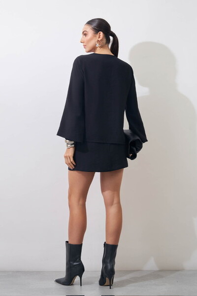 Fotoblusa monet viscose com poliester kayla