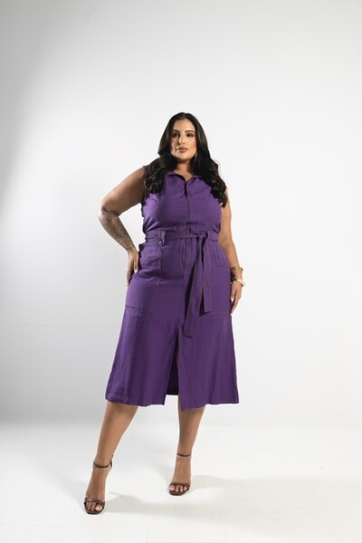 Fotopre venda vestido ziper e faixa viscose sarjado encanto milanjus