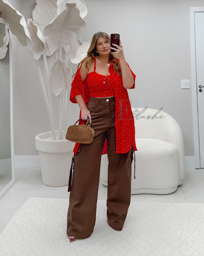 Foto calca jeans montain cargo