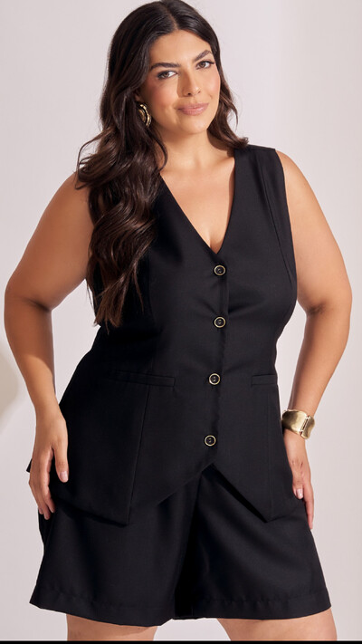 Fotobermuda alfaiataria collab kayla