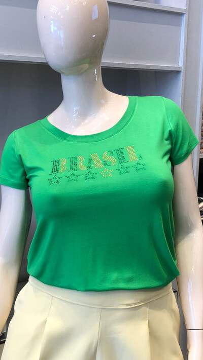 Foto blusa t shirt hexa brasil hotfix predil