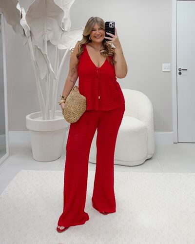 Foto conjunto tricot regata ipanema planet