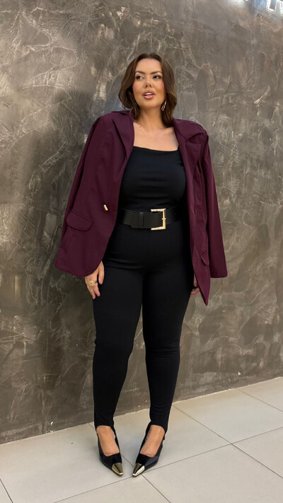 Fotopre venda blazer alfaiataria turim bellah curves