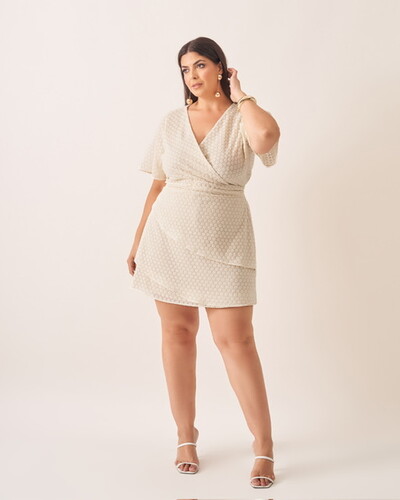 Fotovestido brubs crepe assimetrico kayla