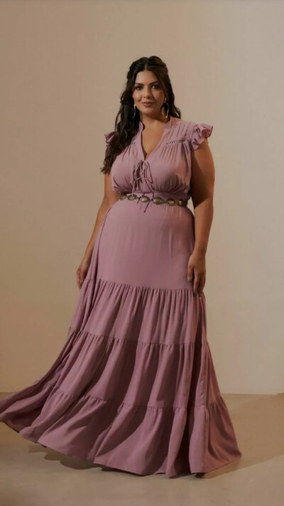 Foto vestido longo bless quebela