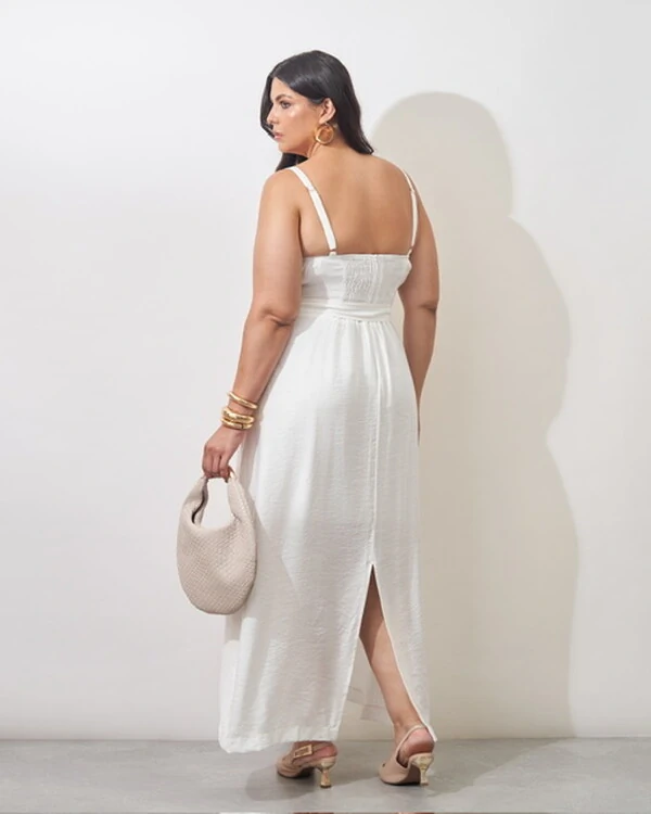 vestido viscose poliamida prespontado faixa elisabeth kayla