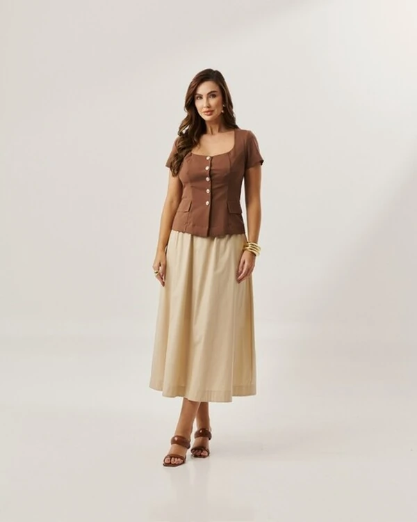 blusa lady girl quebela