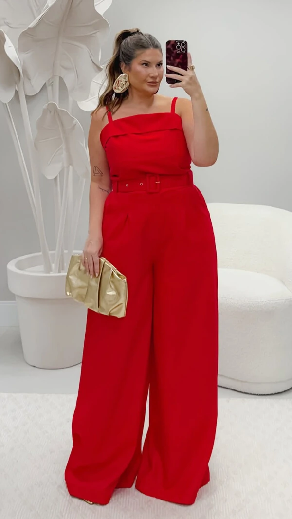 Conjunto nick faixa com cinto elascharmosa