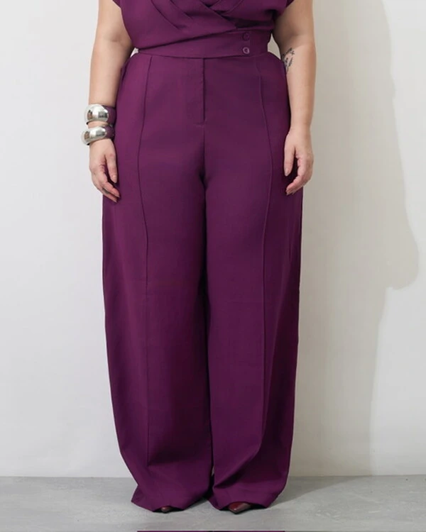 calca cleu alfaiataria viscose kayla