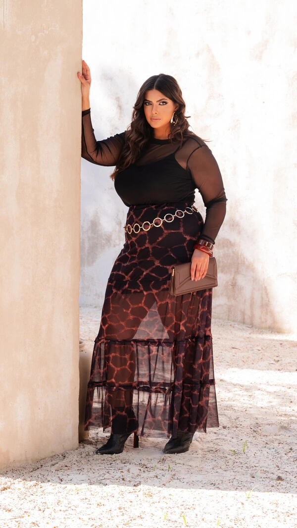 pre venda blusa manga longa tule + regata malha divas
