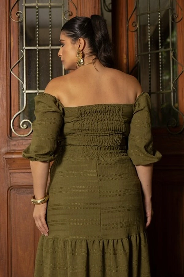 pre venda conjunto cropped cigana+ saia longa 3 marias season divas