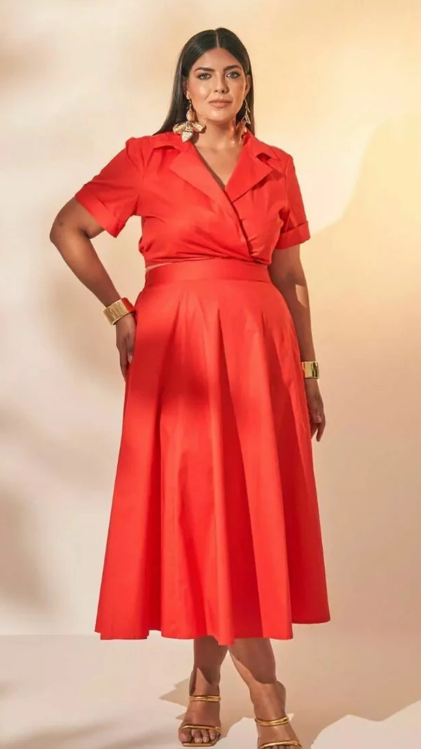 Vestido midi bless alfa quebela