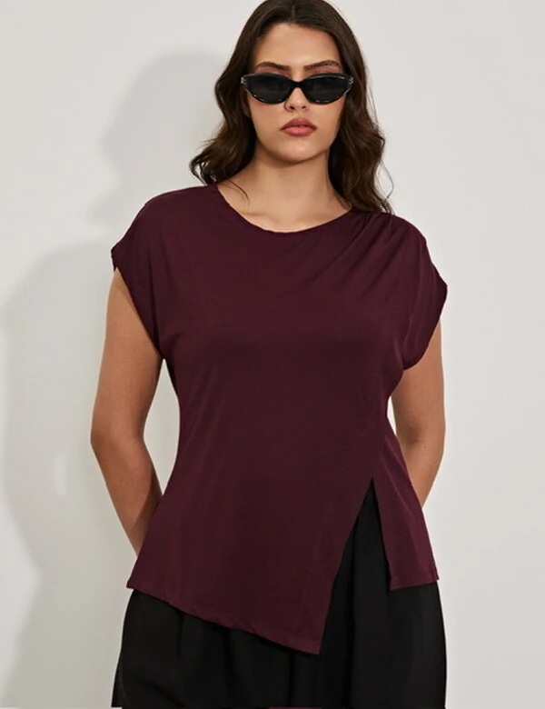 Blusa fe em malha tricot kayla