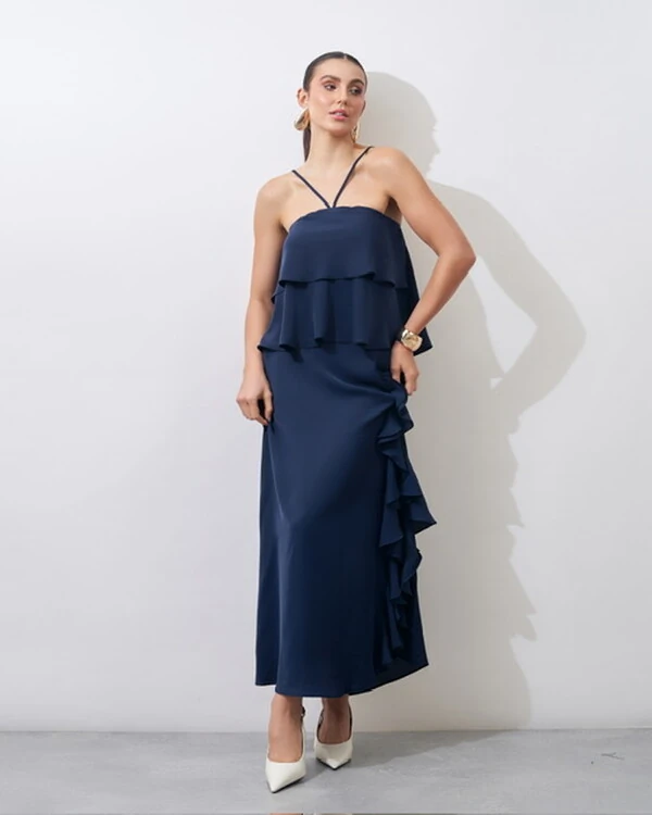 regata crepe babado lidia kayla