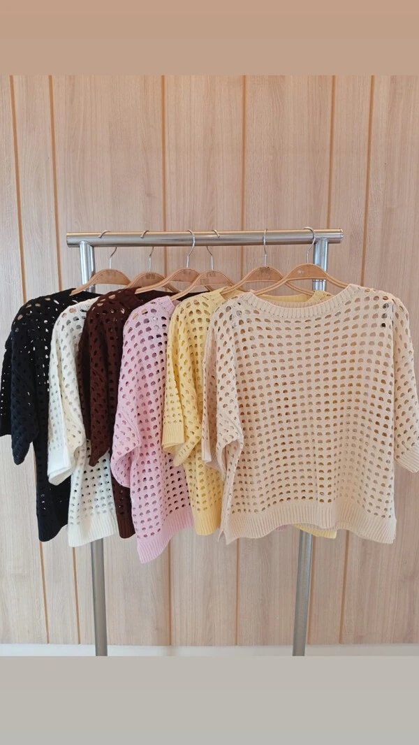 Blusa colmeia tricot planet