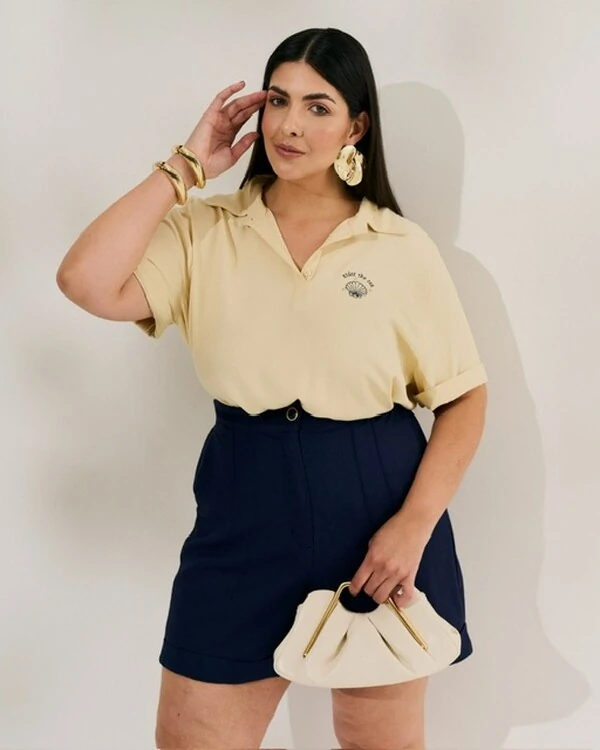 Shorts alfaiataria vinco quebela