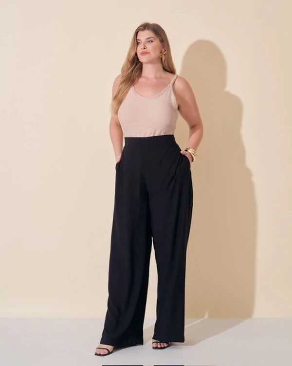 calca alfaiataria viscose brooklyn kayla
