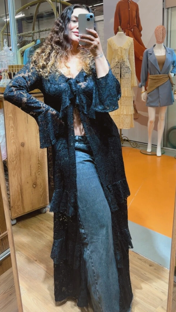 blusa romantic renda veneza brunah