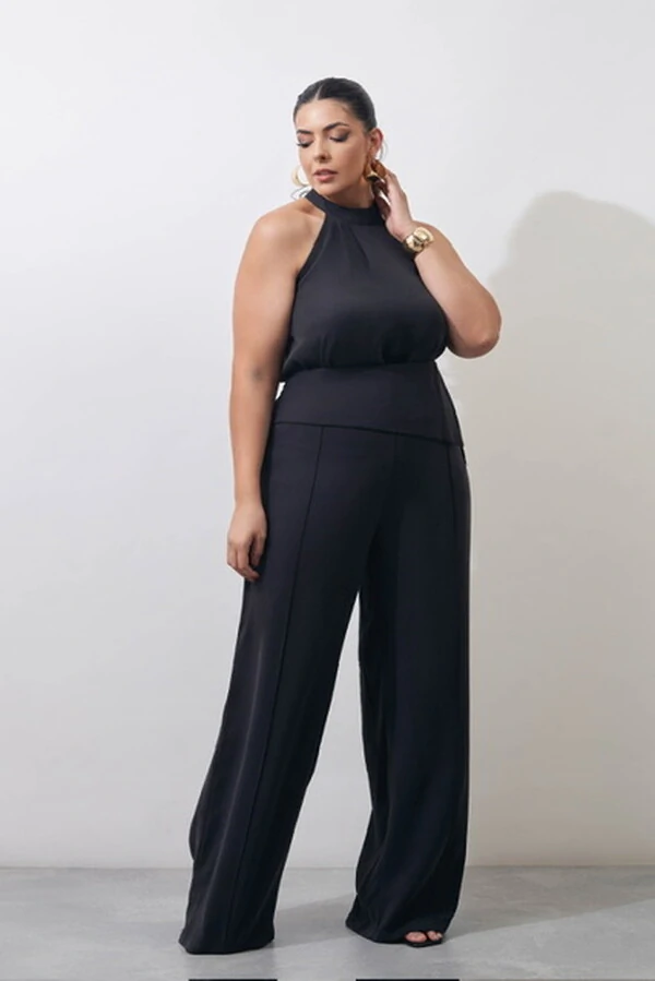 blusa arumis viscose poliester gola kayla