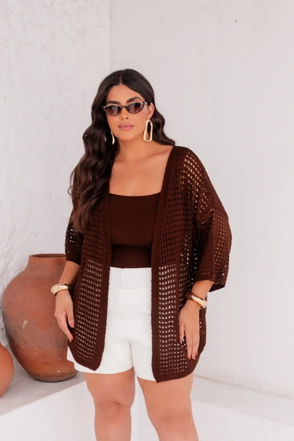 PROMO Kimono tricot planet