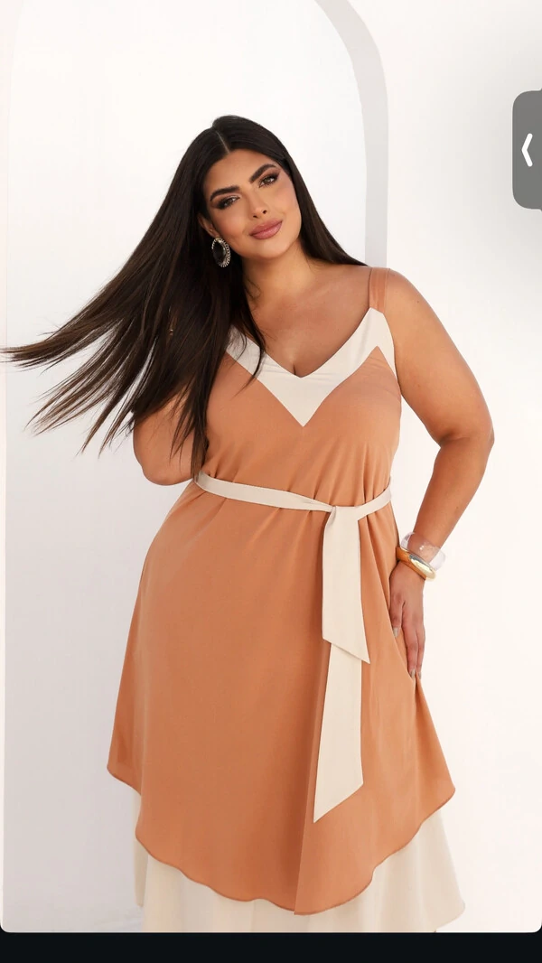vestido salinas bicolor upper