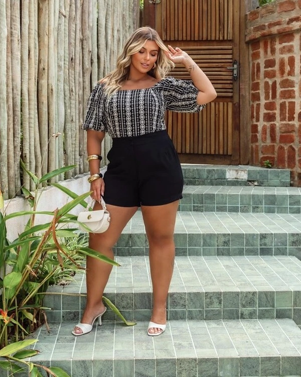 pre venda shorts alfaiataria sarjado isabela mr fr